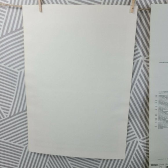 Vtg 70s Silkscreen Poster 1973 Callander page Johannes Schreiter Print Art 23x16 - Picture 8 of 12